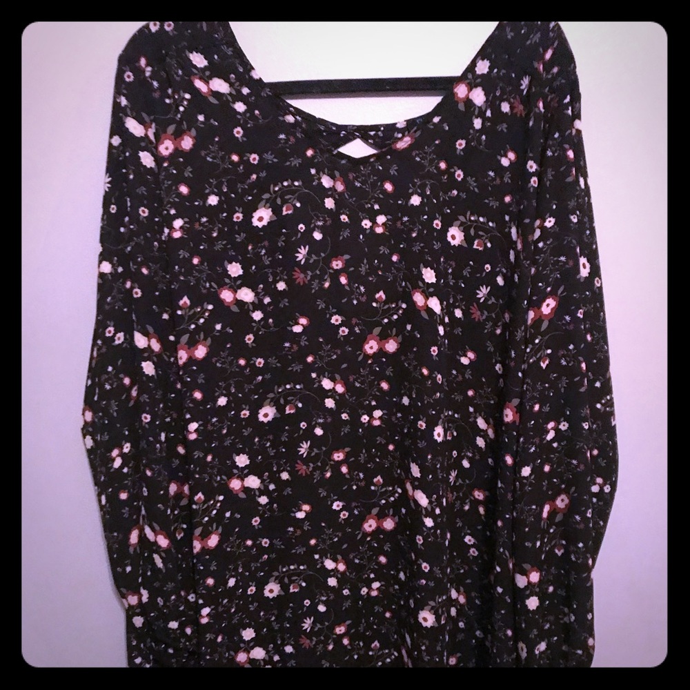 Black Floral Dress